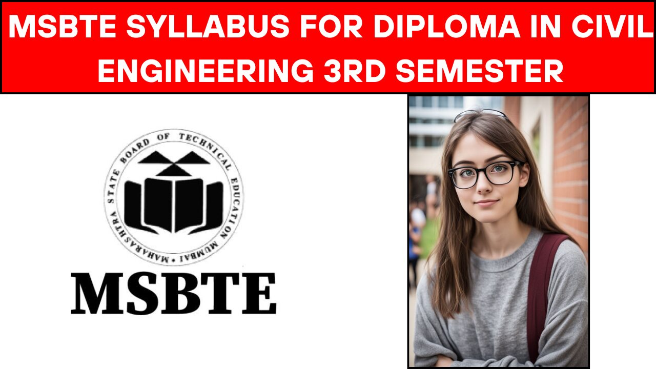 Msbte Syllabus For Diploma in Civil Engineering 3rd Semester