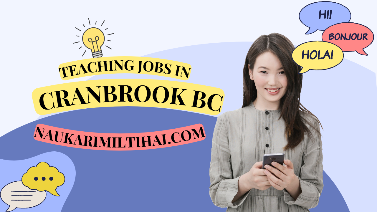 Teaching Jobs in Cranbrook BC in 2024