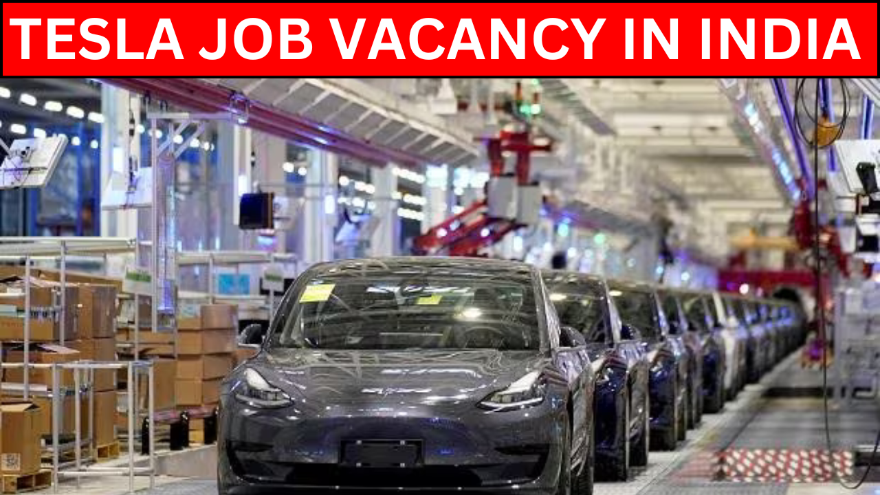 Tesla job vacancies in India