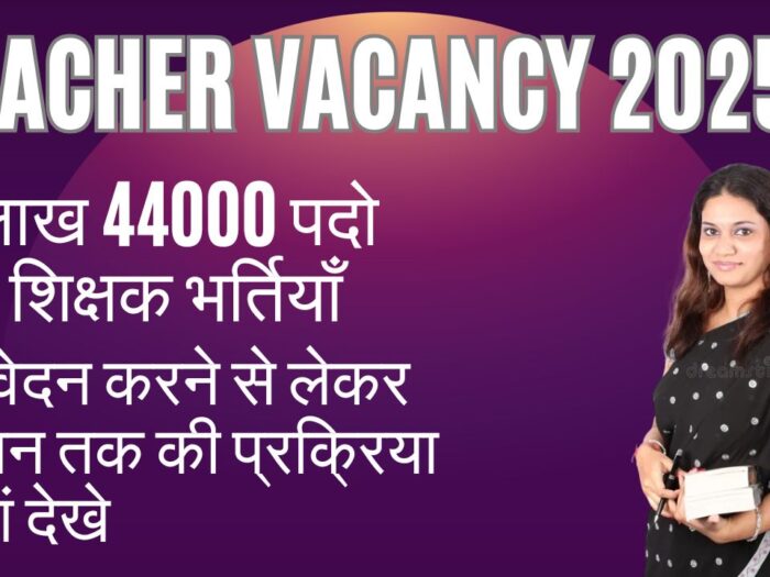 Teacher Vacancy 2025